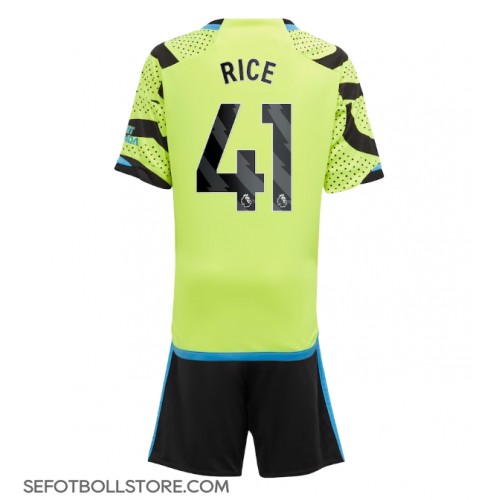 Arsenal Declan Rice #41 Replika babykläder Bortaställ Barn 2023-24 Kortärmad (+ korta byxor)